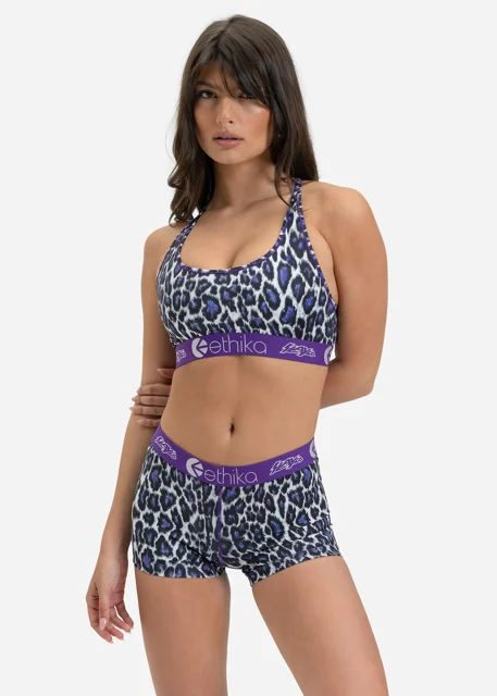 Ethika Electric Jungle Sports Bra, Women’s Sports Bra